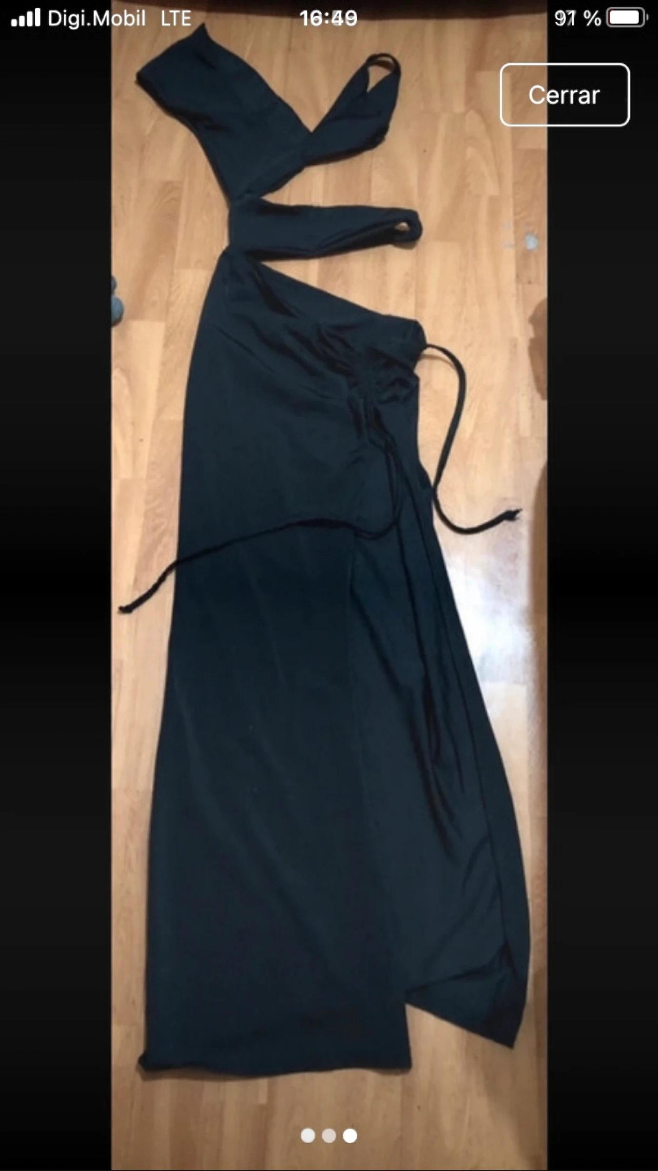 Lange zwarte jurk – photo 3